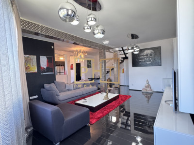 Casa 4 camere, 3 bai, 160 mp, 2 terase, curte 450 mp, 2 niveluri, 2 garaje, Vivo