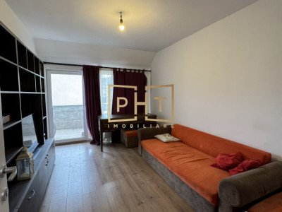 Apartament 2 camere decomandate, etaj intermediar, terasa, parcare, Porii