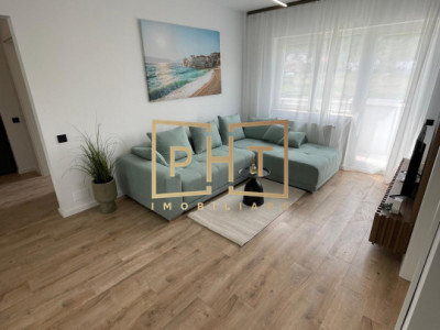 Apartament 2 camere decomandate, etaj intermediar, balcon, garaj, Terra