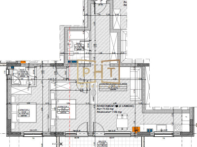 Apartament 3 camere, 2 bai, 71 mp utili, etaj intermediar, garaj, Cetatii